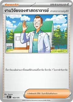 งานวิจัยของศาสตราจารย์