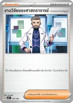 งานวิจัยของศาสตราจารย์